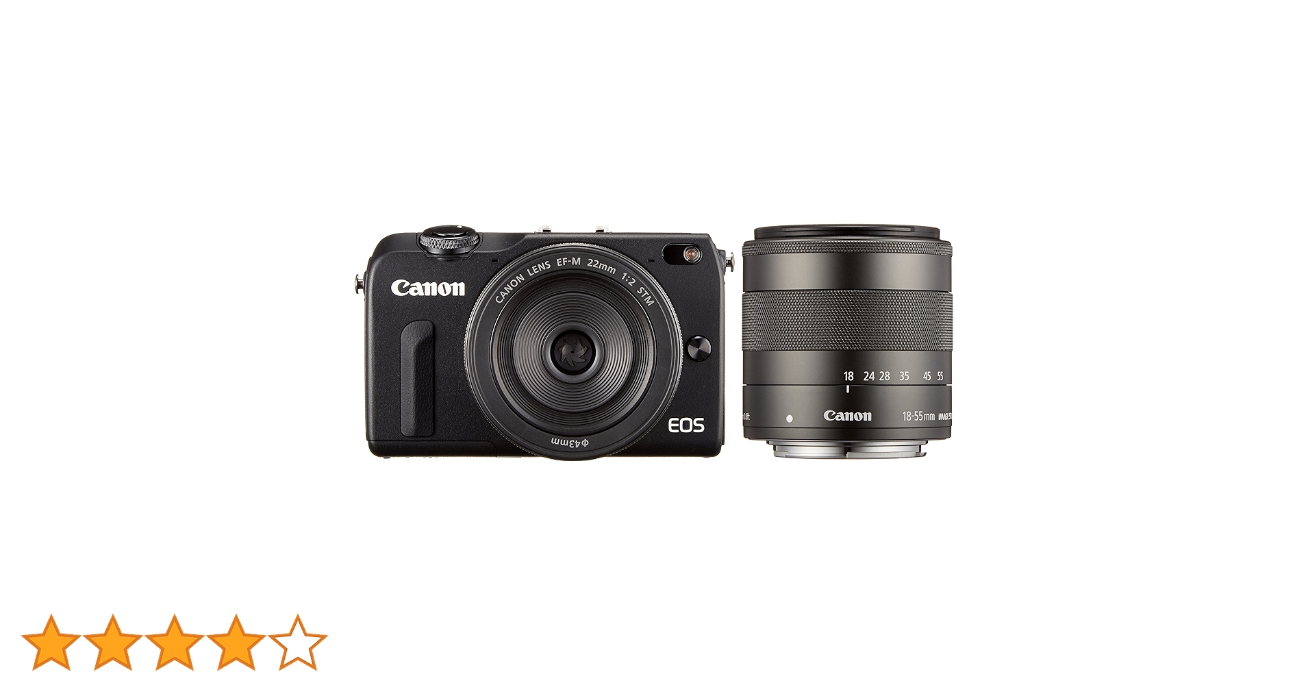 Amazon | Canon ミラーレス一眼カメラ EOS M2 ダブルレンズ